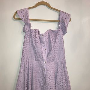 Gianni binni flare dress lavender